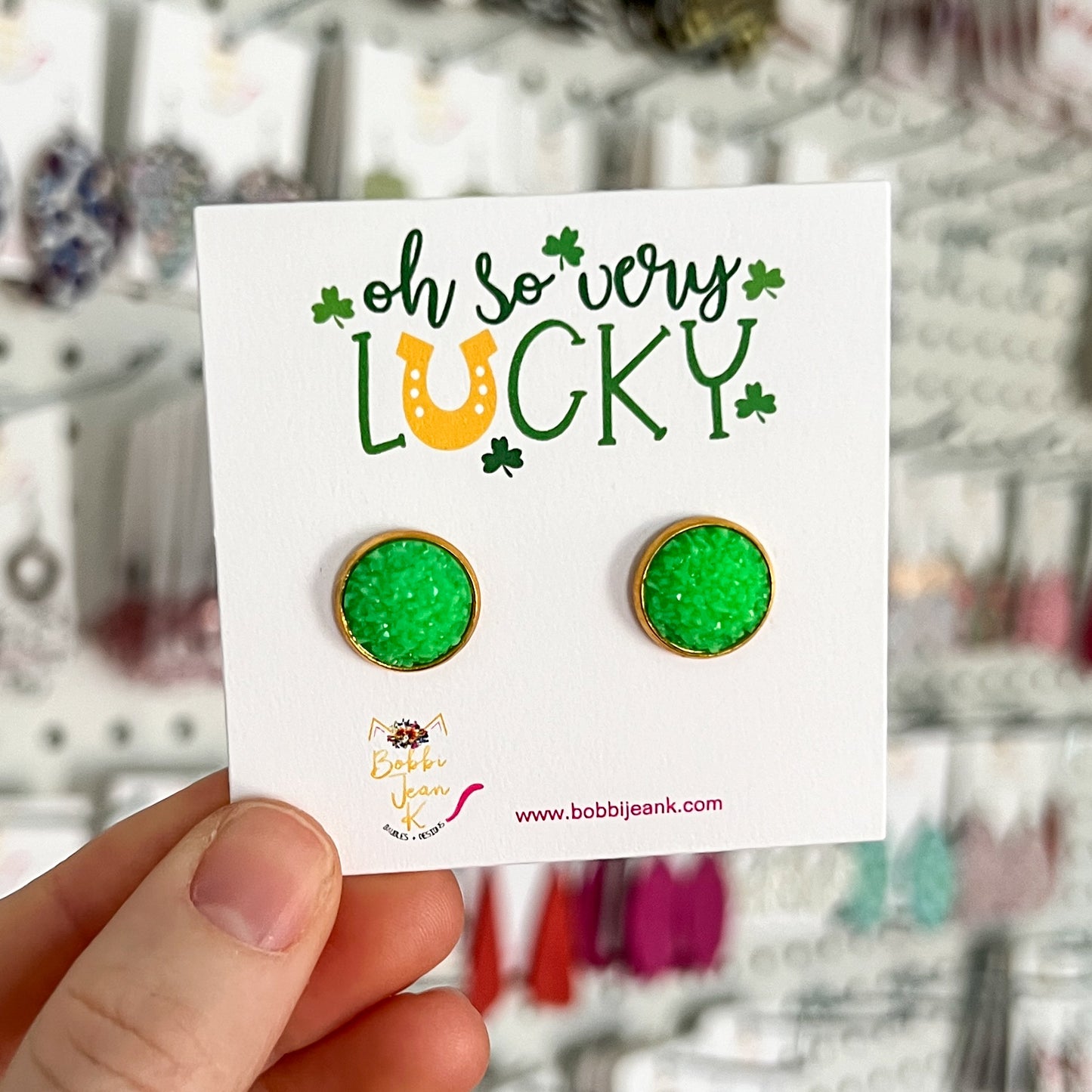 Oh So Very Lucky Earring & Stud Card Add-On for Gift-Giving (CARD ONLY) - FREE WHILE SUPPLIES LAST