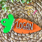 Custom Personalized Easter Carrot Basket Tags