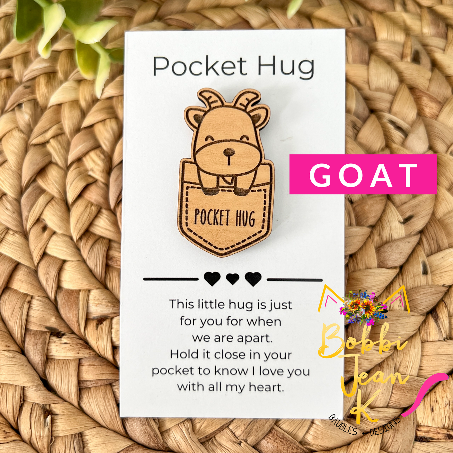 Pocket Hugs: Choose from 8 Animal Options