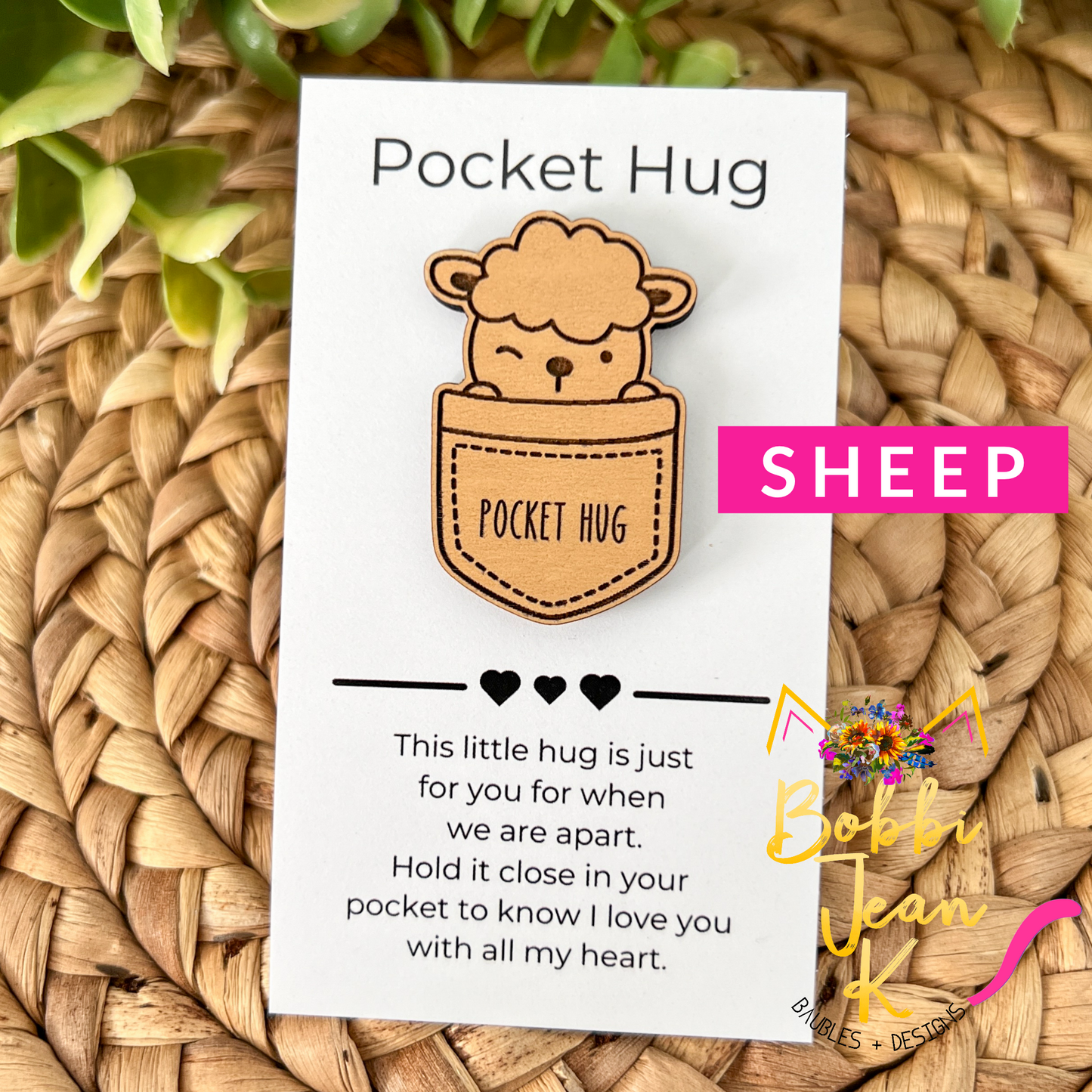 Pocket Hugs: Choose from 8 Animal Options