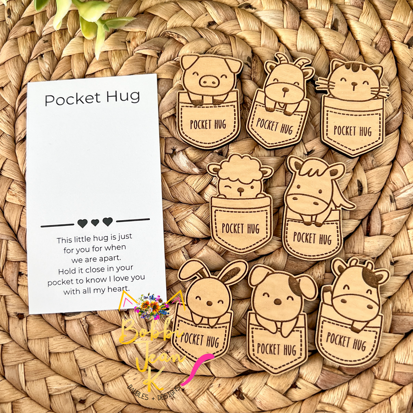 Pocket Hugs: Choose from 8 Animal Options