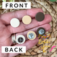 Solid Clay "Coin" Studs: Choose From 3 Colors