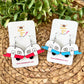 Camper Hand Painted Wood Dangles: Choose From 2 Colors