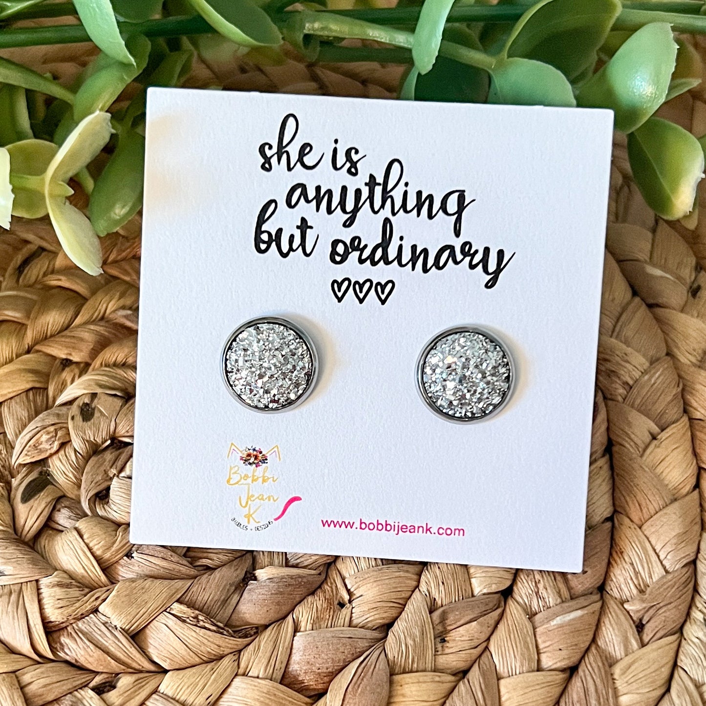 She Is Anything But Ordinary Earring & Stud Card