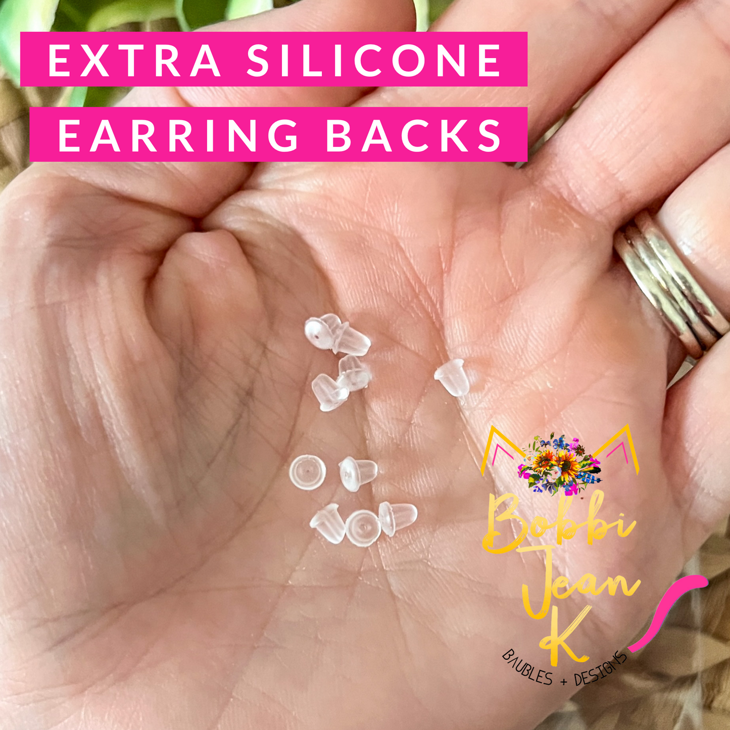 Extra Silicone Earring Backs