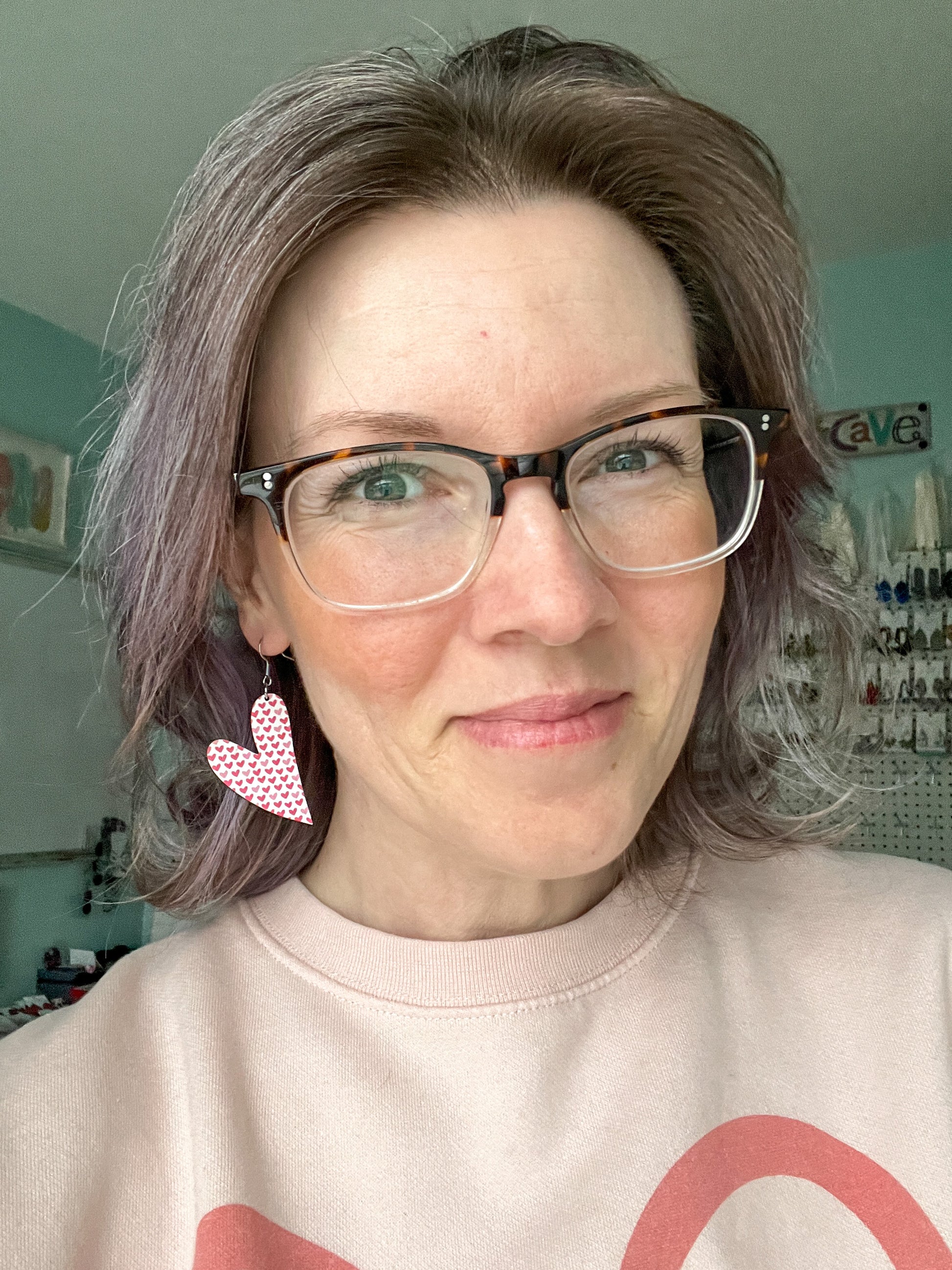 Mini Heart Wood Heart Earrings: Choose From 3 Styles