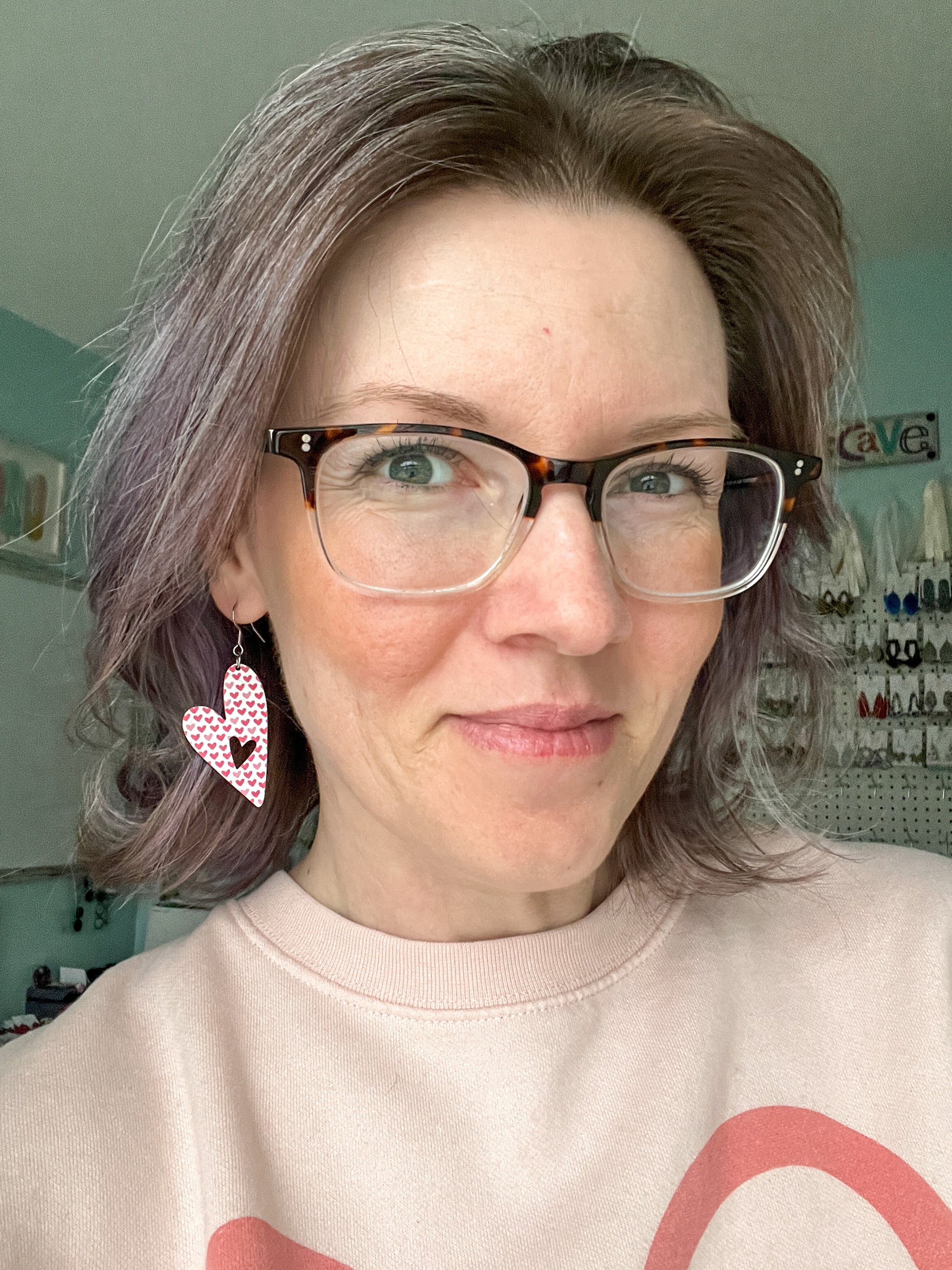 Mini Heart Wood Heart Earrings: Choose From 3 Styles