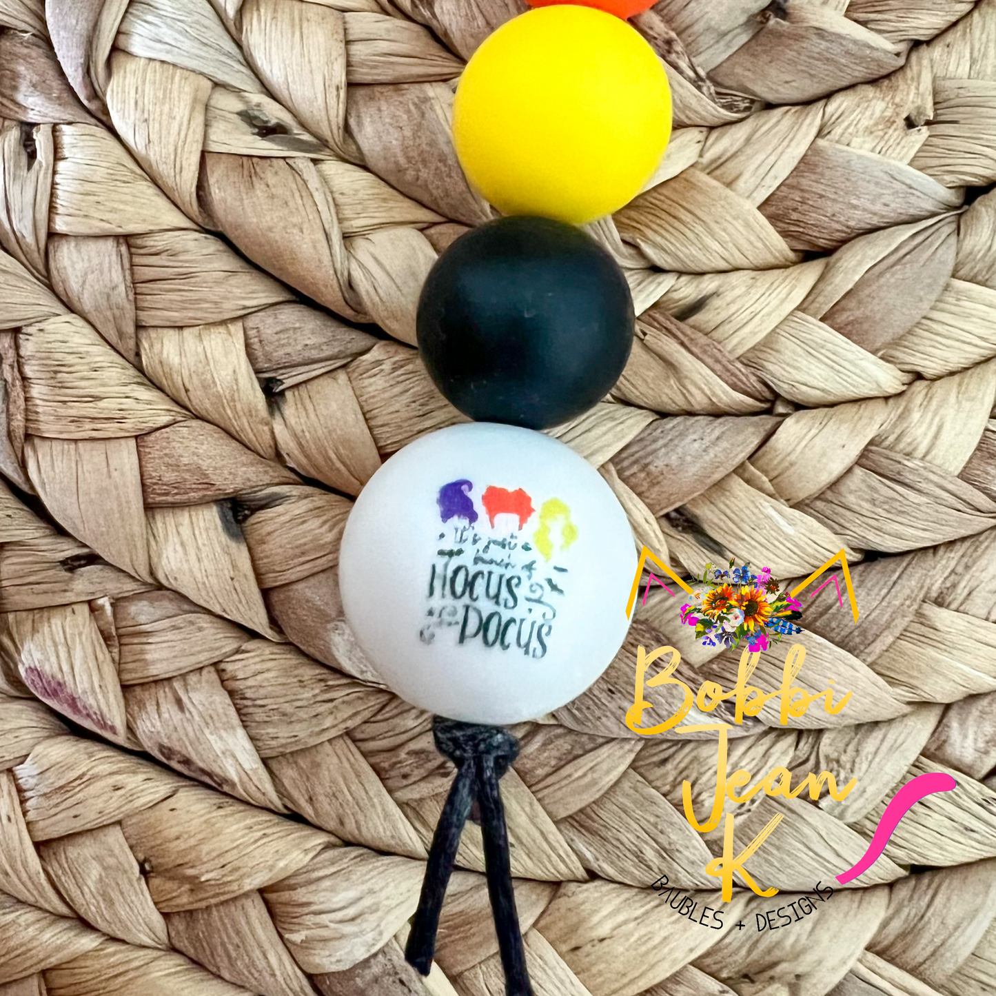 SALE: "HP Sisters" Silicone Beaded Keychain/Bag Charm - ONLY 2 LEFT