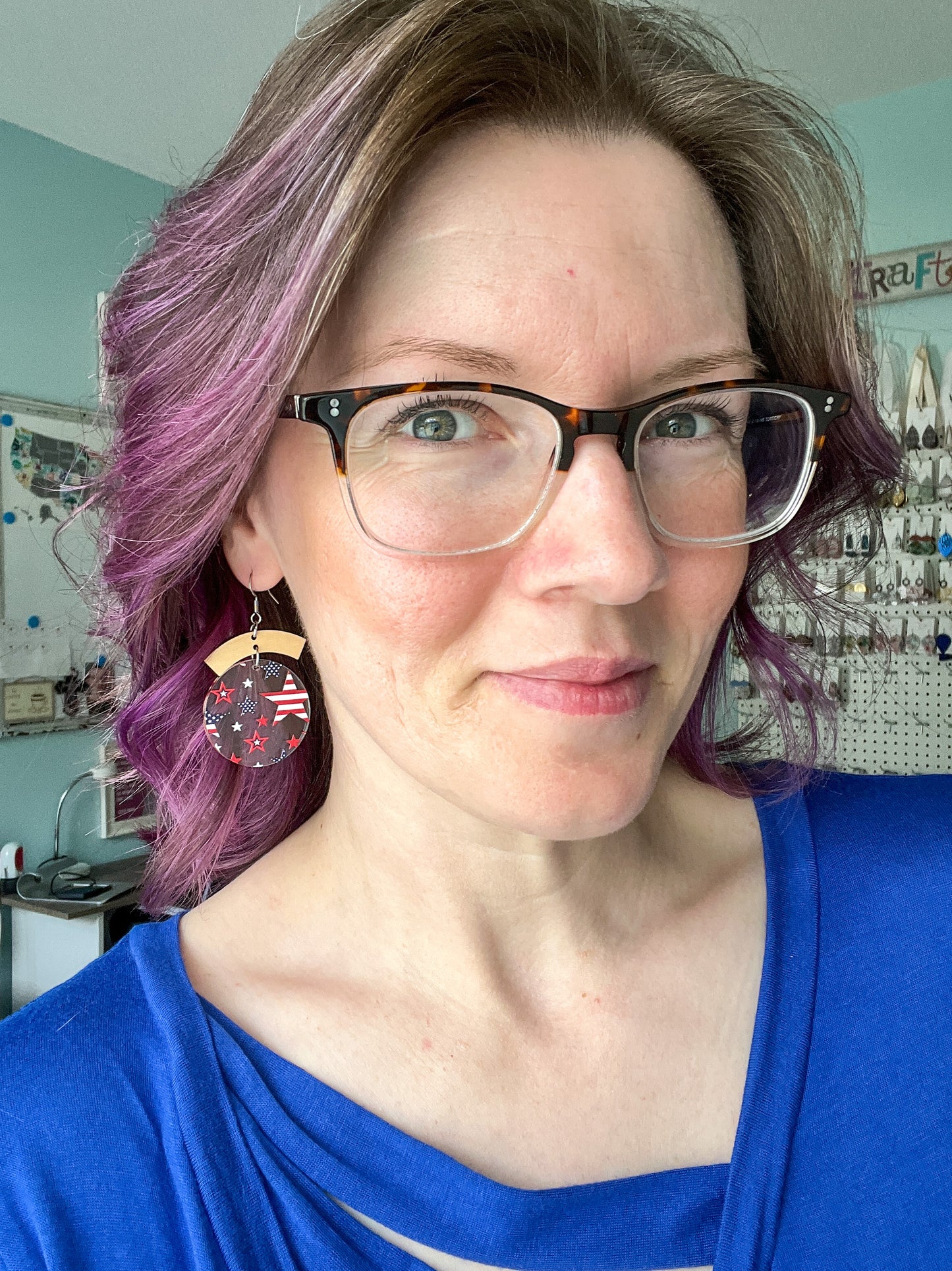 Clear Acrylic Star Earrings: Choose From 2 Styles