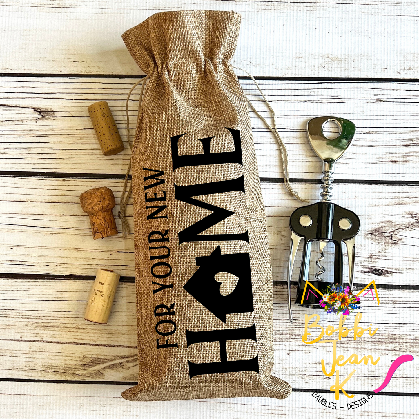 Wine Gift Bag: For Your New Home