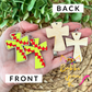 Hand Painted Softball Cross Wood Earrings: Choose from 2 Styles