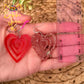 Intersecting Heart Acrylic Earrings: Choose From 2 Colors