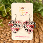 I Love You American Sign Language Clear Acrylic Heart Earrings: Choose From 3 Sizes