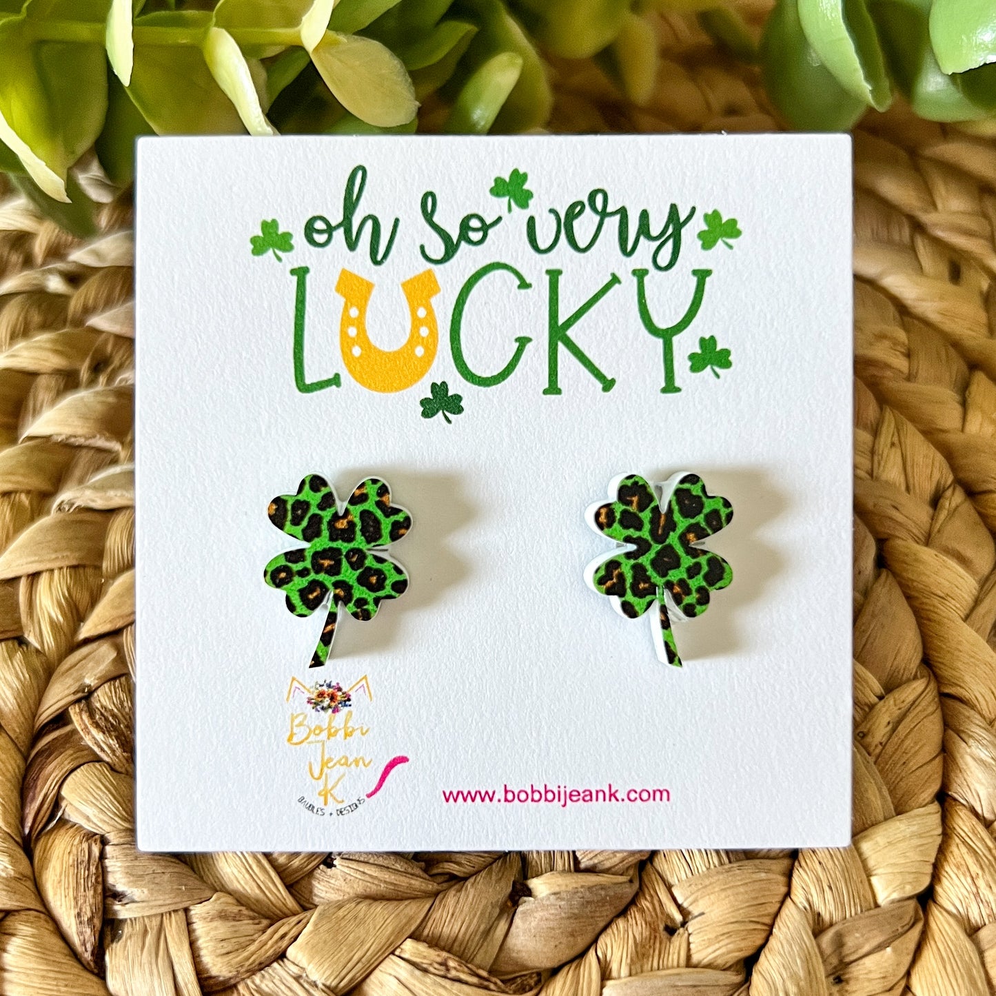 Oh So Very Lucky Earring & Stud Card Add-On for Gift-Giving (CARD ONLY)