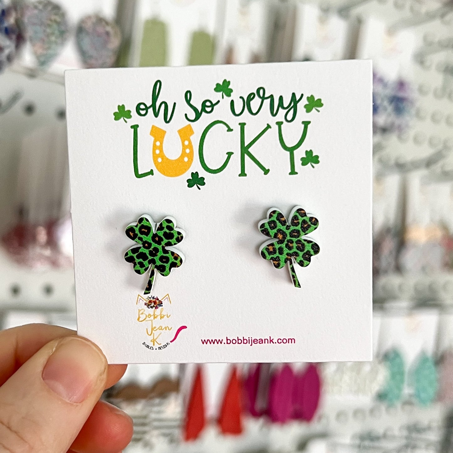 Oh So Very Lucky Earring & Stud Card Add-On for Gift-Giving (CARD ONLY)