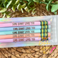 Some Bunny Loves You Engraved Ticonderoga Pastel Pencil Set