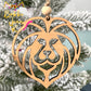 Lion "A Story of Strength & Protection" Wood Story Ornament & Car Charm