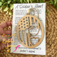 Soldier "A Soldier's Heart" Wood Story Ornament & Car Charm