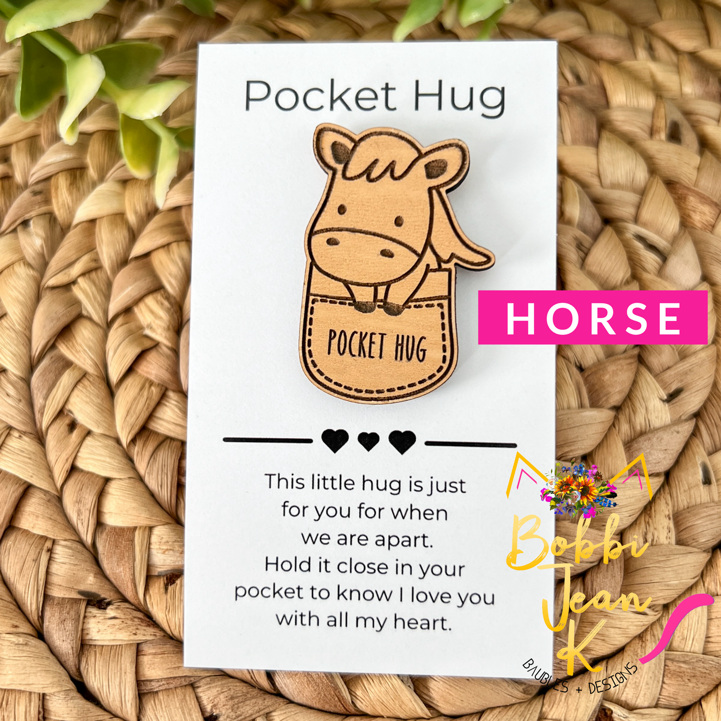 Pocket Hugs: Choose from 8 Animal Options