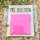 Custom Personalized Engraved Wood Sticky Note/Note Pad Holder - PLEASE COMPLETE PERSONALIZATION BOXES (BOXES WILL APPEAR UNDER TITLE)