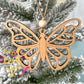 Butterfly "Spiritual Transformation" Wood Story Ornament & Car Charm