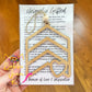 Down Syndrome "Uniquely Gifted" Wood Story Ornament & Car Charm