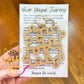 Autism Puzzle Pieces "Your Unique Journey" Wood Story Ornament & Car Charm