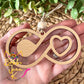 Autism Infinity Symbol "Your Unique Journey" Wood Story Ornament & Car Charm