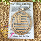 Police Officer "Our Heroic Guardians" Wood Story Ornament & Car Charm