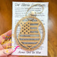 Police Officer "Our Heroic Guardians" Wood Story Ornament & Car Charm