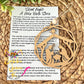 Nativity "Silent Night: A Holy Birth Story" Wood Story Ornament & Car Charm