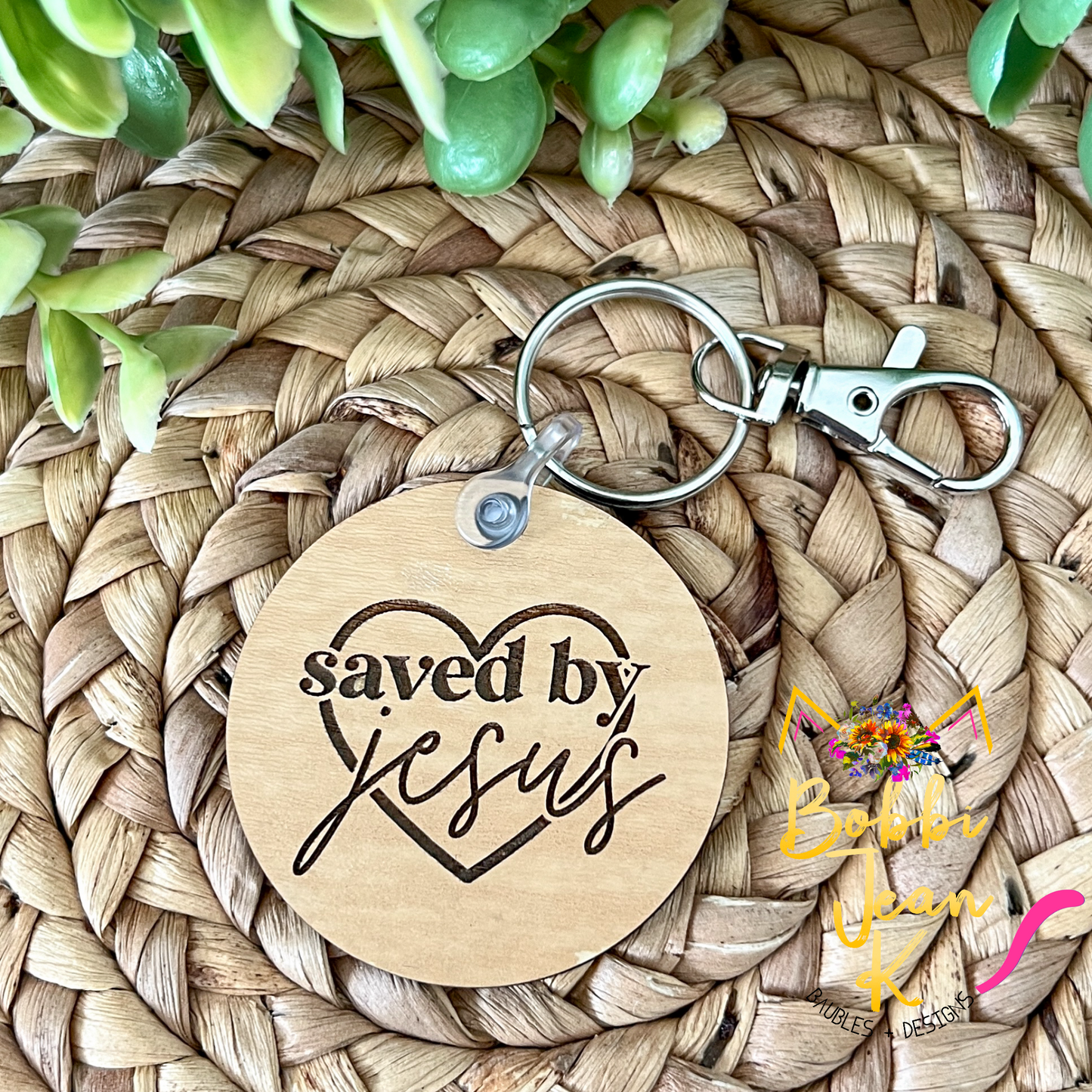 Faith-Based Wood Keychains: Choose From 6 Designs