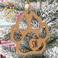 Cat Paw "The Magic of Our Soulful Companions" Wood Story Ornament - Option to Personalize