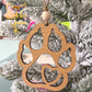 Cat Paw "The Magic of Our Soulful Companions" Wood Story Ornament - Option to Personalize