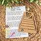 Dog & Cat Pet "See You at the Rainbow Bridge" Wood Story Ornament - Option to Personalize