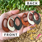 Oval Drop Dyed Wood Earrings: Choose From 3 Colors