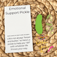 Emotional Support Pickle: Choose From Pattern or Solid