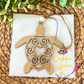 Sea Turtle "The Graceful Guardian" Wood Story Ornament