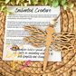 Dragonfly "Enchanted Creature" Wood Story Ornament