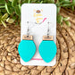 Hand Painted Light Bulb DANGLE Wood Earrings - Choose from 8 Colors