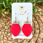 Hand Painted Light Bulb DANGLE Wood Earrings - Choose from 8 Colors