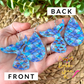 Mermaid Scale Tail Shape Acrylic Earrings - LAST CHANCE