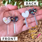 Heart "Lollipop" Acrylic Earrings: Choose From 2 Styles
