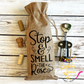 Wine Gift Bag: Stop and Smell the Rose