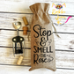 Wine Gift Bag: Stop and Smell the Rose