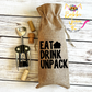 Wine Gift Bag: Eat Drink Unpack