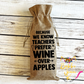 Wine Gift Bag: Because We Know Teachers Prefer Wine Over Apples