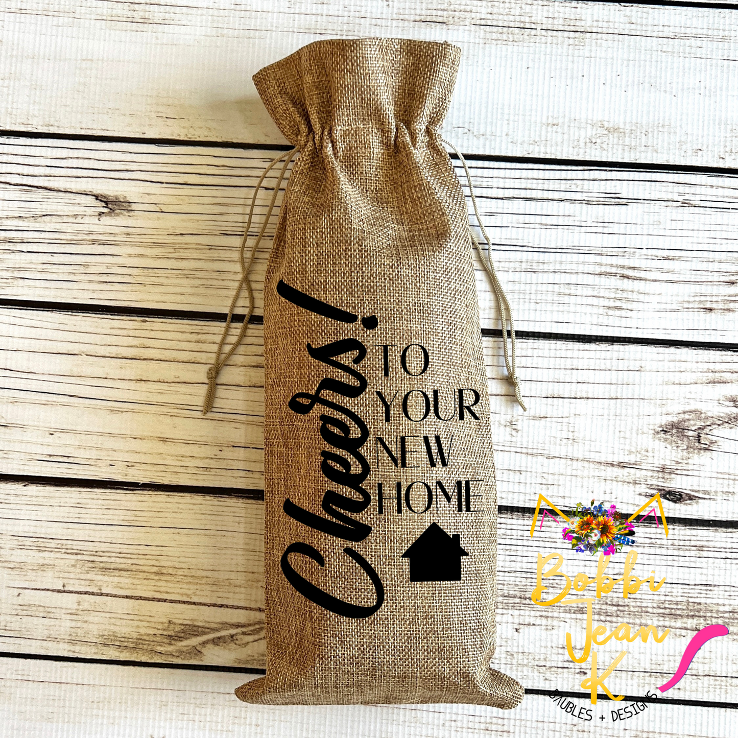 Wine Gift Bag: Cheers to Your New Home