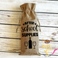 Wine Gift Bag: After School Supplies