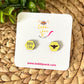 Save the Bees Wood Studs: Choose From 3 Wood Options